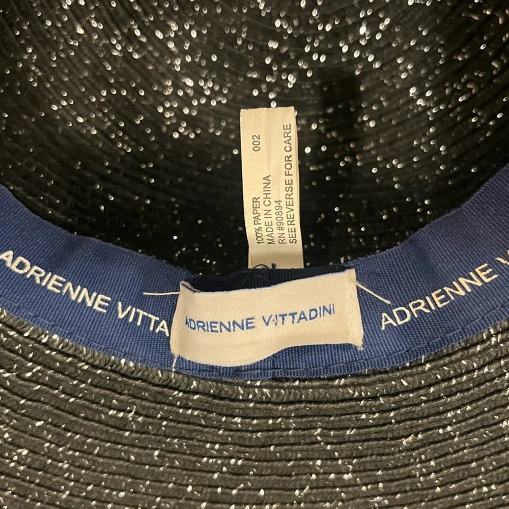 AV Black Sparkle Sun Hat - Picture 3 of 6